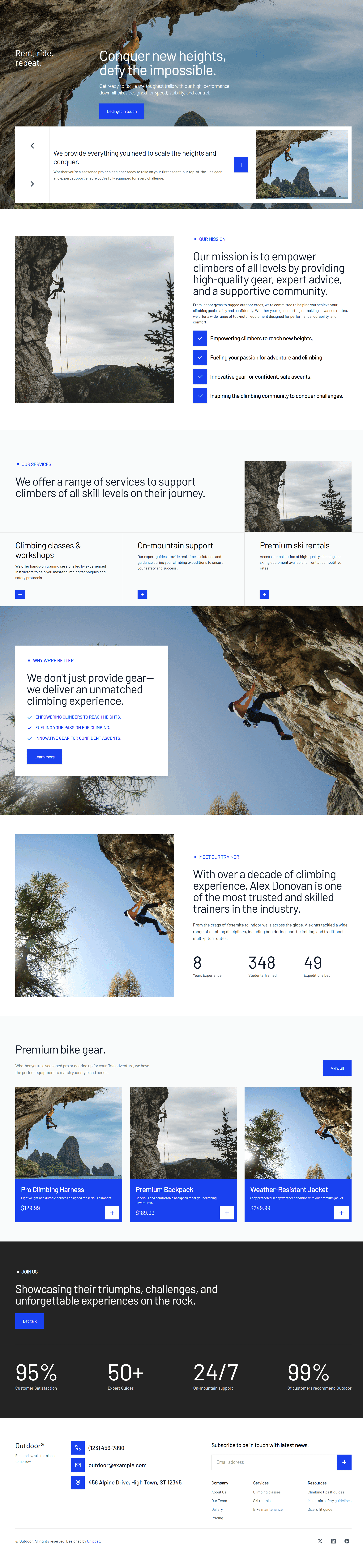 Outdoor template preview