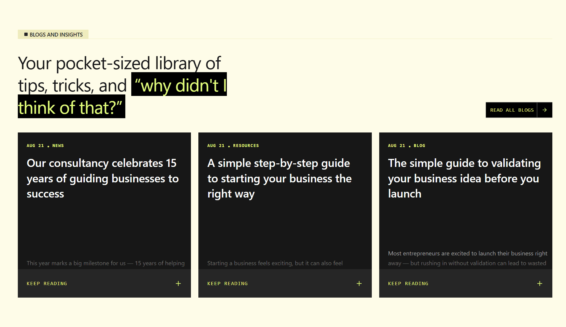 blog-4 section preview