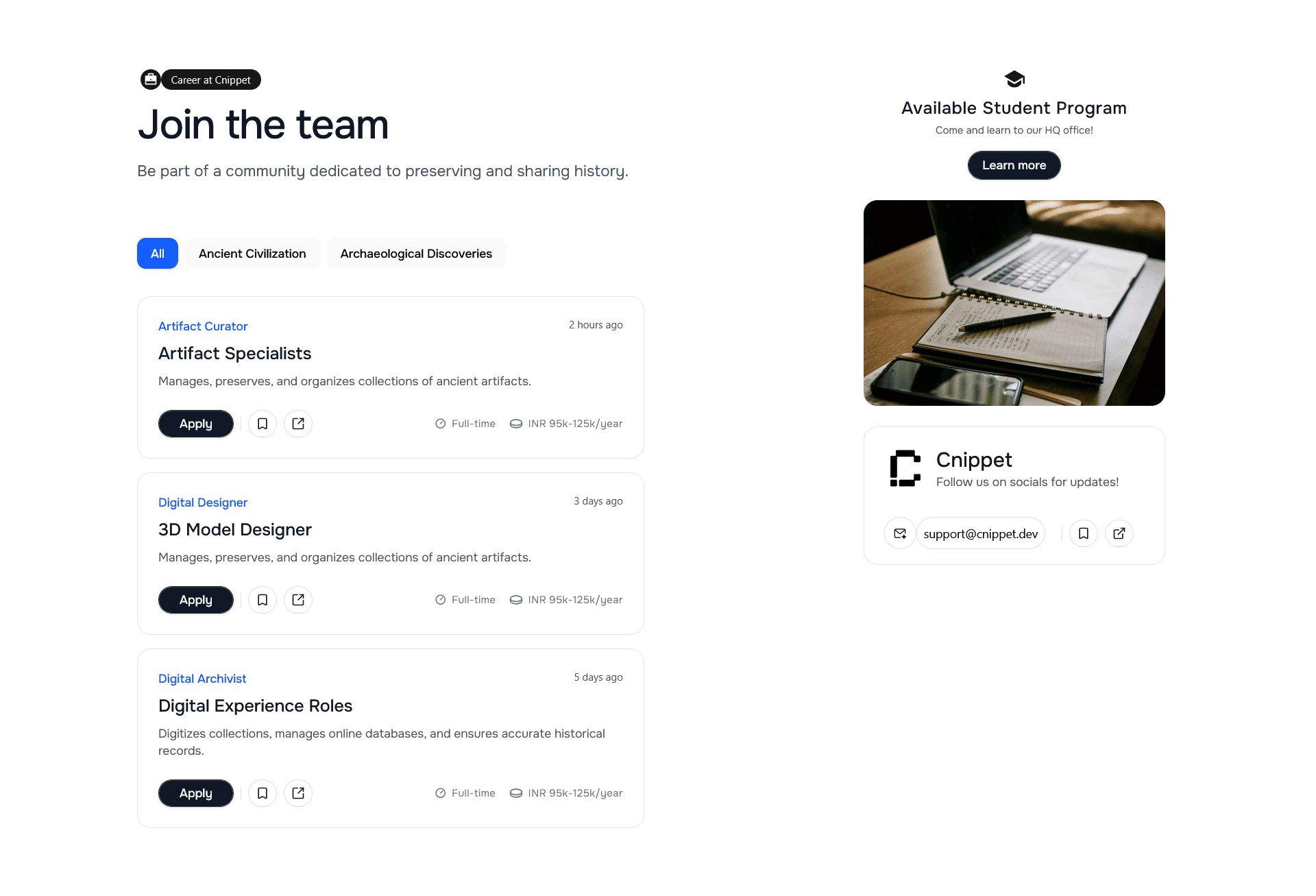 career-1 section preview