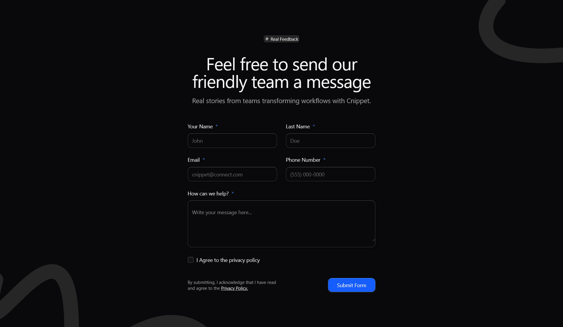 contact-4 section preview