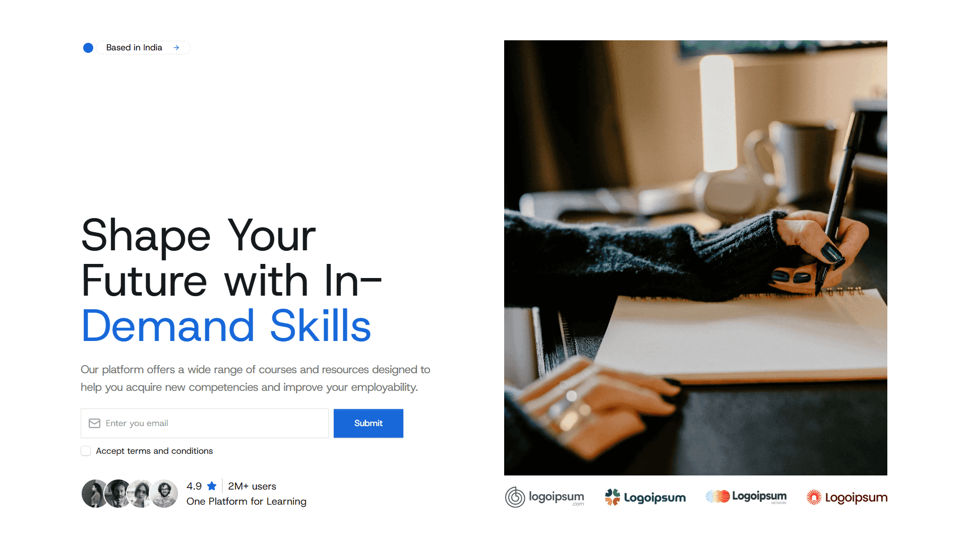 hero-5 section preview