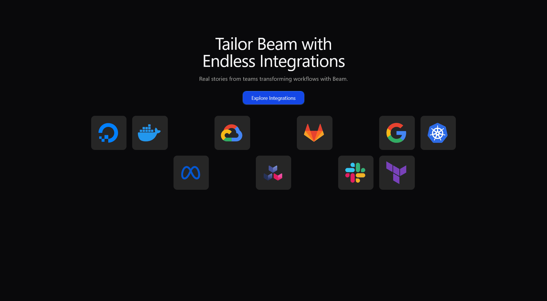 integration-2 section preview